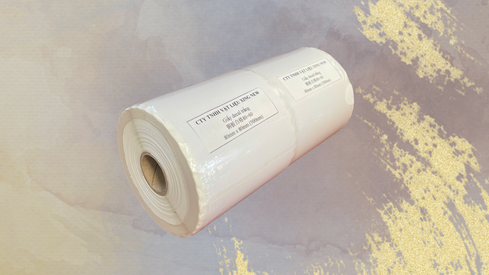 Giấy In Decal 80x80mm – Kích Thước Vuông Cân Đối Cho Tem Nhãn Chuyên Nghiệp